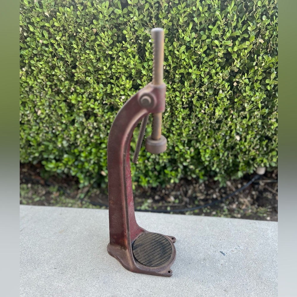 Antique Cast Iron  Wine Bottle Capper